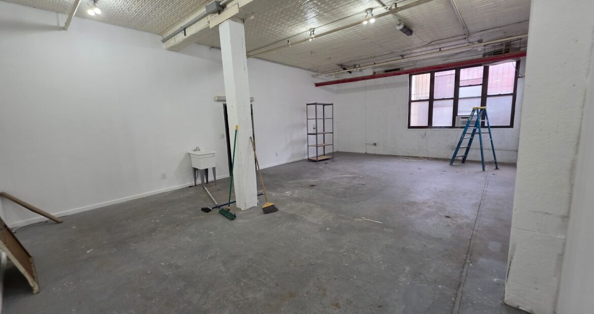 Modern 800 Sq Ft Office Space for Lease in Trendy Bushwick – $1,500/Month
