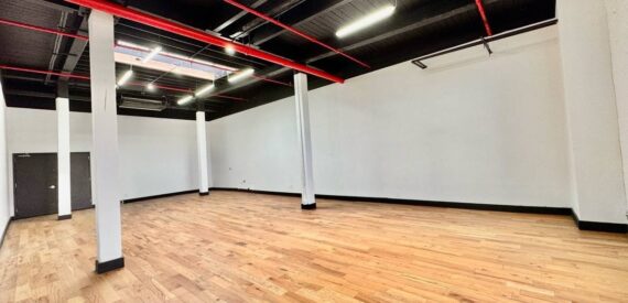 Expansive Industrial Loft Office in Trendy East Williamsburg – 1,100 Sq Ft, Customizable