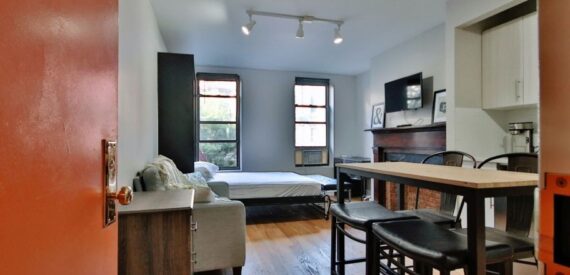 Amazing open layout on East 7th Street in the East Village