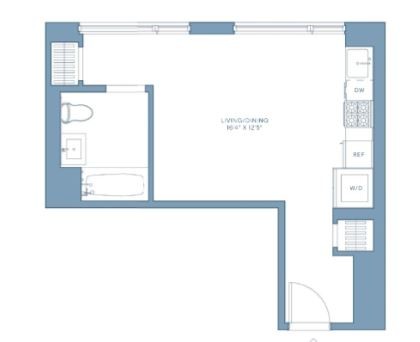 Amazing open layout on East 54th Street in Sutton Place
