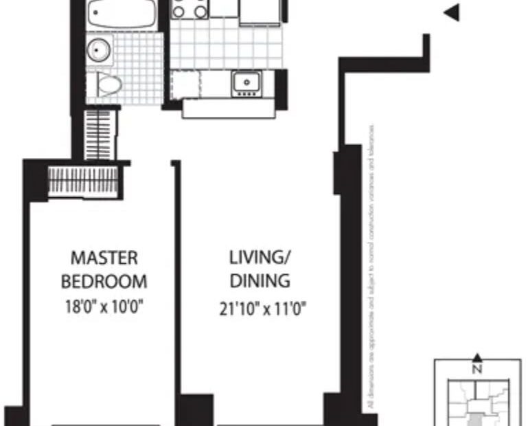 Amazing 1 bed on West 61st Street in Lincoln Square