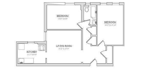 Amazing 2 bed on West 151st Street in Hamilton Heights