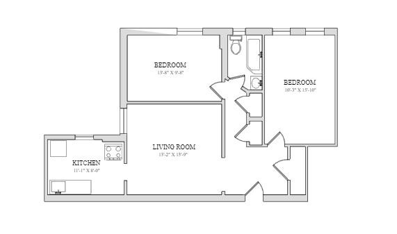 Amazing 2 bed on West 151st Street in Hamilton Heights