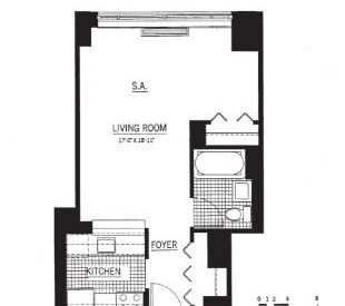 Amazing open layout on West 43rd Street in Hell’s Kitchen