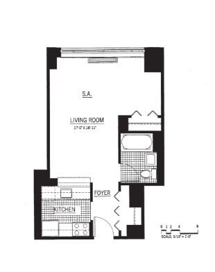 Amazing open layout on West 43rd Street in Hell’s Kitchen