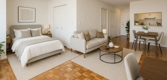 Amazing open layout on West 43rd Street in Hell’s Kitchen