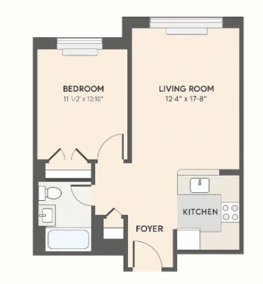 Amazing one bed on West 43rd Street in Hell’s Kitchen