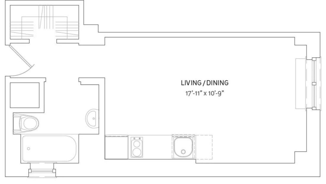 Amazing open layout on West 91st Street in Upper West Side
