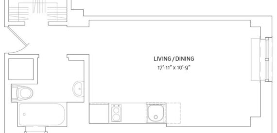 Amazing open layout on West 91st Street in Upper West Side