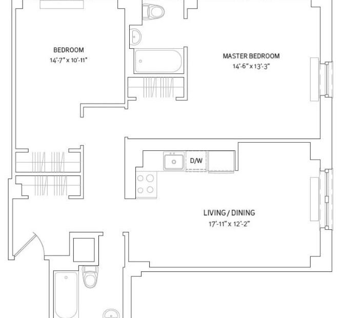 Amazing 2 bed on West 91st Street in Upper West Side