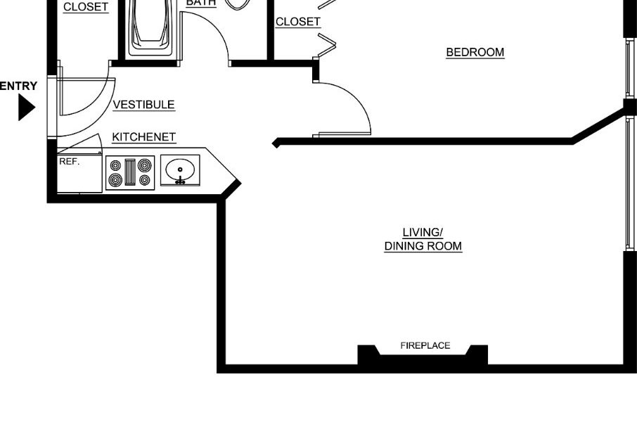 Amazing 1 bedroom (flex 2 bedroom) apartment on Madison Avenue in Midtown South