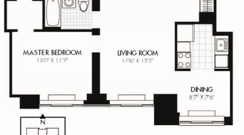 Amazing 1 bed on West End Avenue in Lincoln Square