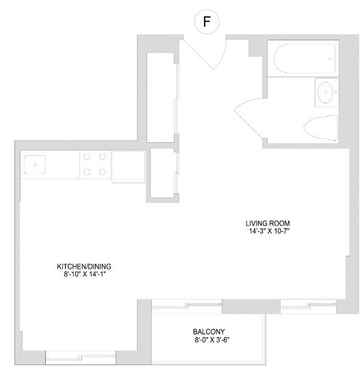 Amazing open layout on West 23rd Street in Chelsea