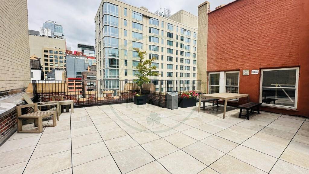 Modern Midtown Office: High Ceilings, Private Room, Roof Deck, 24/7 Access