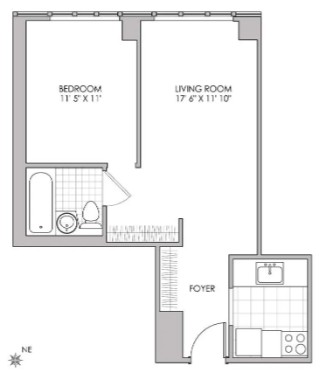 Amazing 1 bed on West 42th Street in Hell’s Kitchen