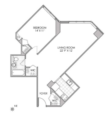 Amazing 1 bed on West 42th Street in Hell’s Kitchen