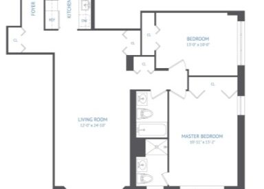 Amazing 2 bed on West 90th Street in Upper West Side