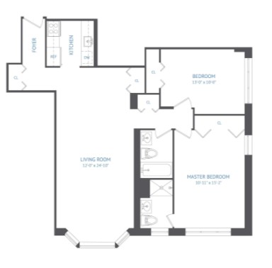 Amazing 2 bed on West 90th Street in Upper West Side
