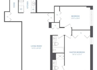 Amazing 2 bed on West 90th Street in Upper West Side