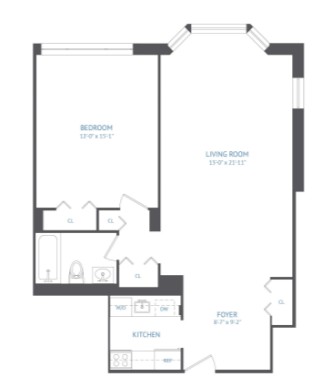 Amazing 1 bed on West 90th Street in Upper West Side