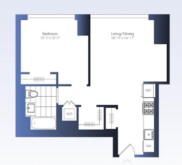 Amazing 1 bed on West 38th Street in Hudson Yards