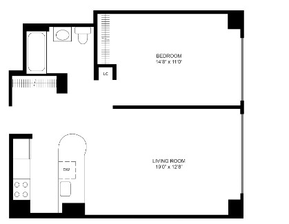 Amazing 1 bed on West 30th Street in Hudson Yards