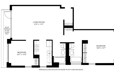 Amazing 2 bed on West 30th Street in Hudson Yards