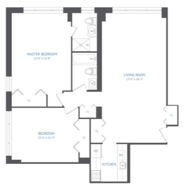 Amazing 2 bed on West 90th Street in Upper West Side