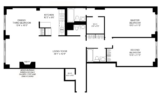 Amazing 3 bed on West End Avenue in upper west side