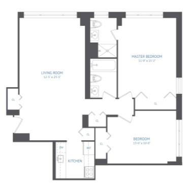 Amazing 2 bed on West 90th Street in Upper West Side