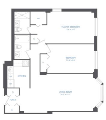 Amazing 2 bed on West 90th Street in Upper West Side