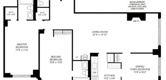 Amazing 3 bed on West End Avenue in upper west side