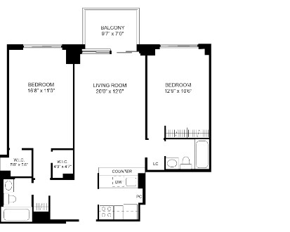 Amazing 2 bed on West End Avenue in upper west side