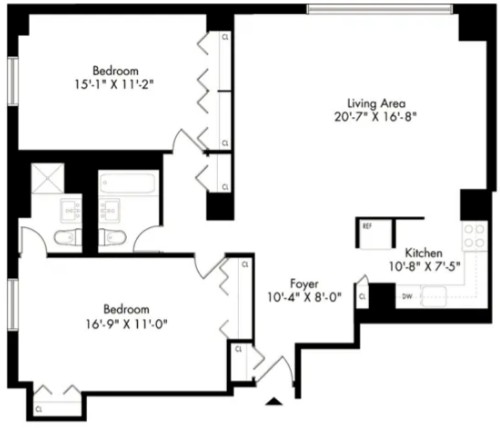 Amazing 2 bed on Waterside Plaza in Kips Bay