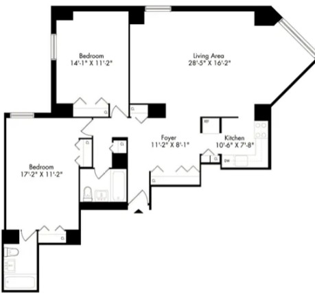 Amazing 2 bed on Waterside Plaza in Kips Bay