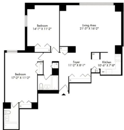 Amazing 2 bed on Waterside Plaza in Kips Bay