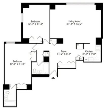 Amazing 2 bed on Waterside Plaza in Kips Bay