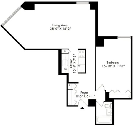 Amazing 1 bed on Waterside Plaza in Kips Bay