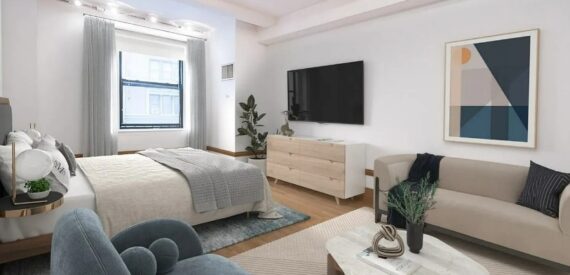 Amazing Studio on West 58th Street in midtown