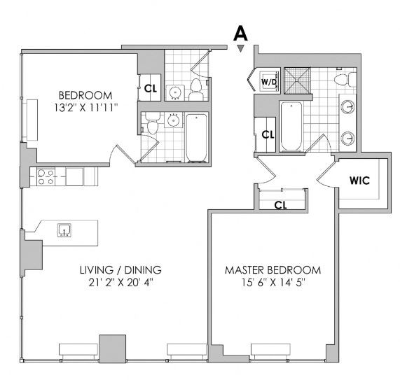 Amazing 2 bed on West 42nd Street in Hell’s Kitchen