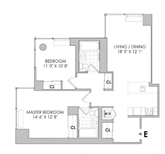 Amazing 2 bed on West 42nd Street in Hell’s Kitchen