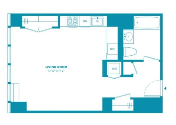 Amazing open layout on West 31st Street in Midtown South