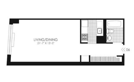 Amazing open layout on Horatio Street in West Village