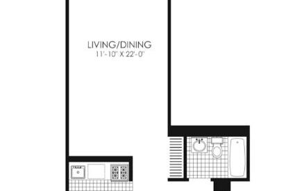 Amazing open layout on Horatio Street in West Village
