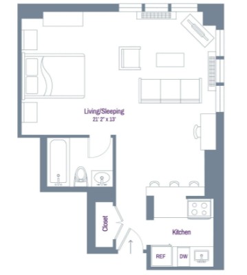Amazing Studio on East 34th Street in Kips Bay