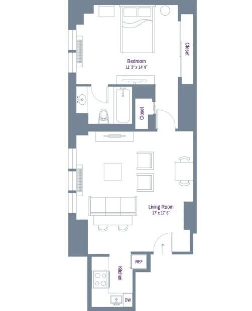 Amazing 1 bed on East 34th Street in Kips Bay