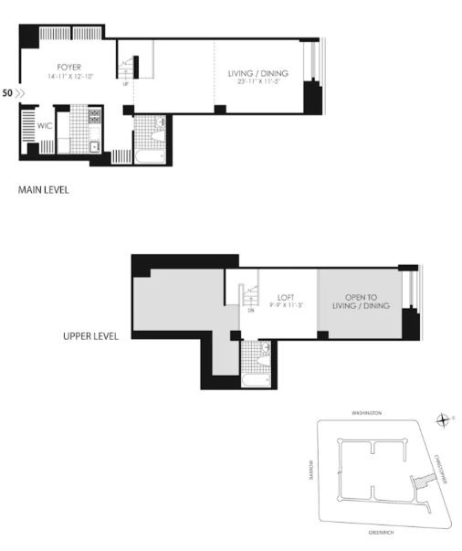 Amazing open layout on Greenwich Street in West Village