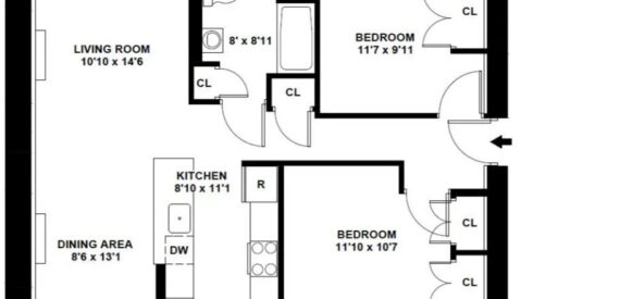 Amazing 2 bed on Manhattan Avenue in South Harlem