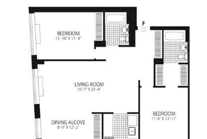 Amazing 2 bed on Jane Street in West Village