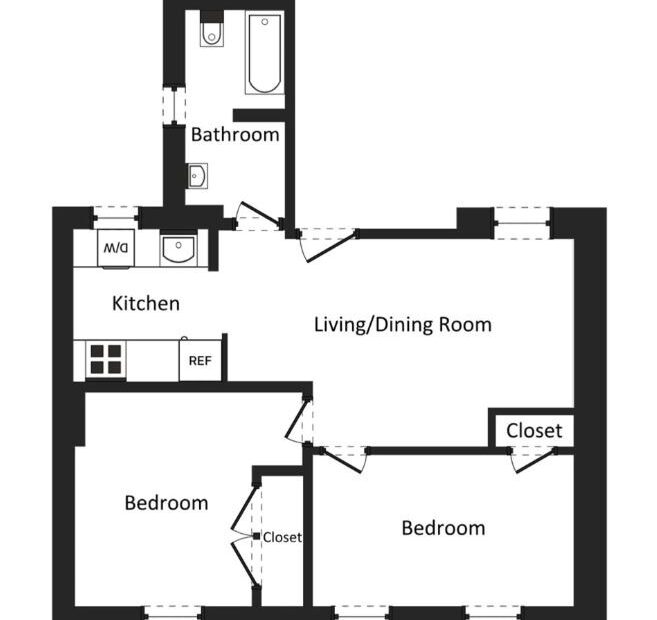 Amazing 2 bed on Columbus Avenue in Manhattan Valley